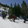 Paseo con raquetas de nieve por el Alto Pirineo